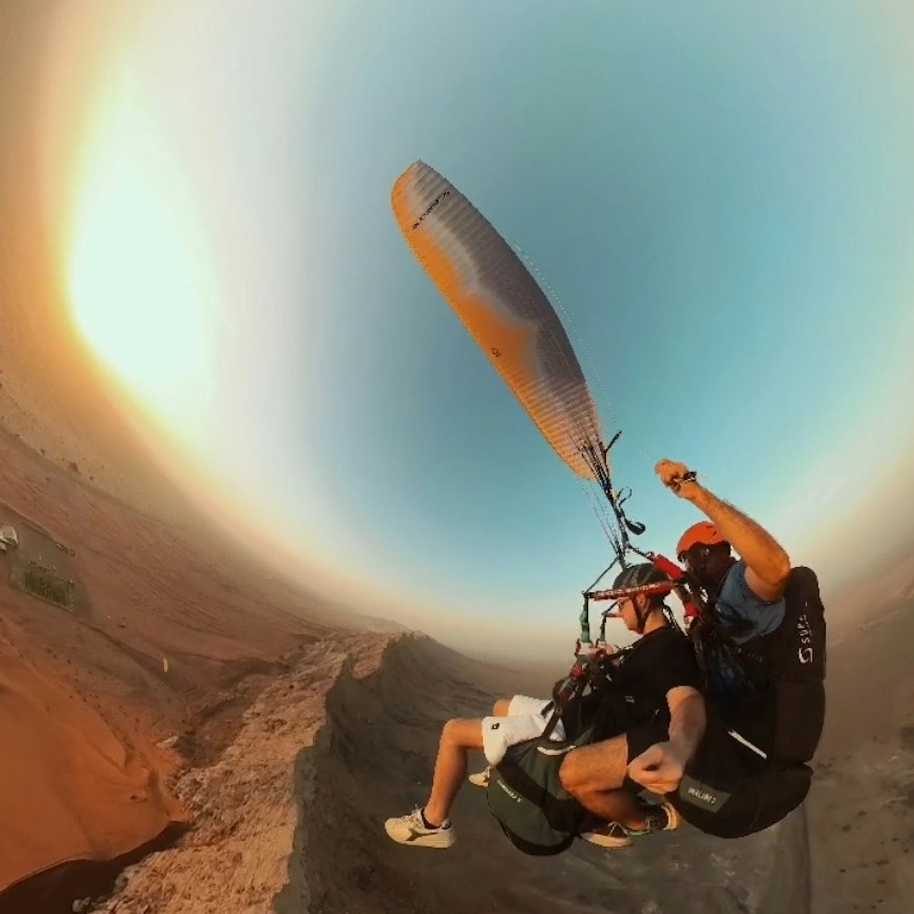 Sharjah: Guided Tandem Paragliding Experience - Photo 1 of 3